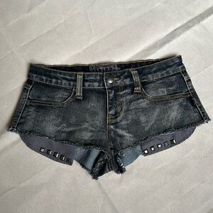 Tripp micro denim shorts